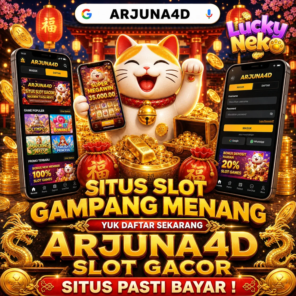 arjuna4d login