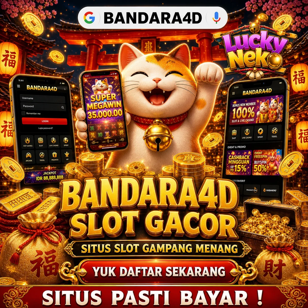 bandara4d login