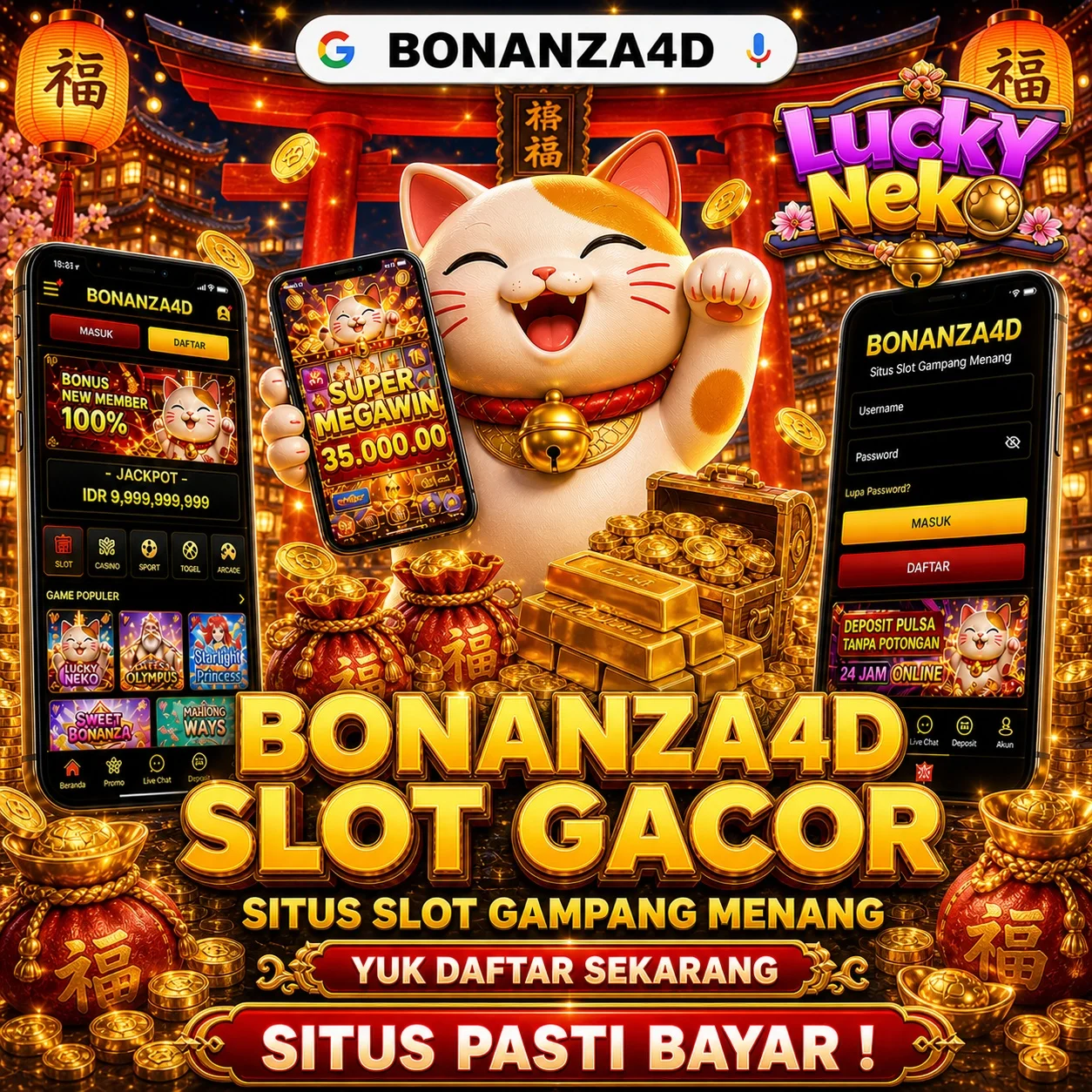 bonanza4d login