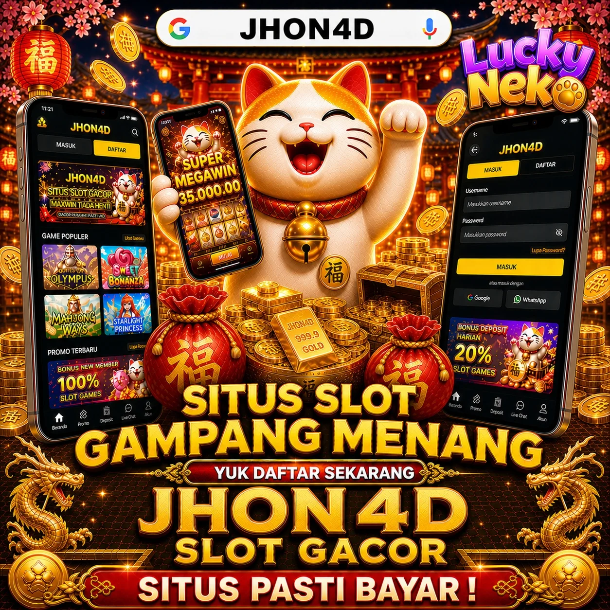 jhon4d login