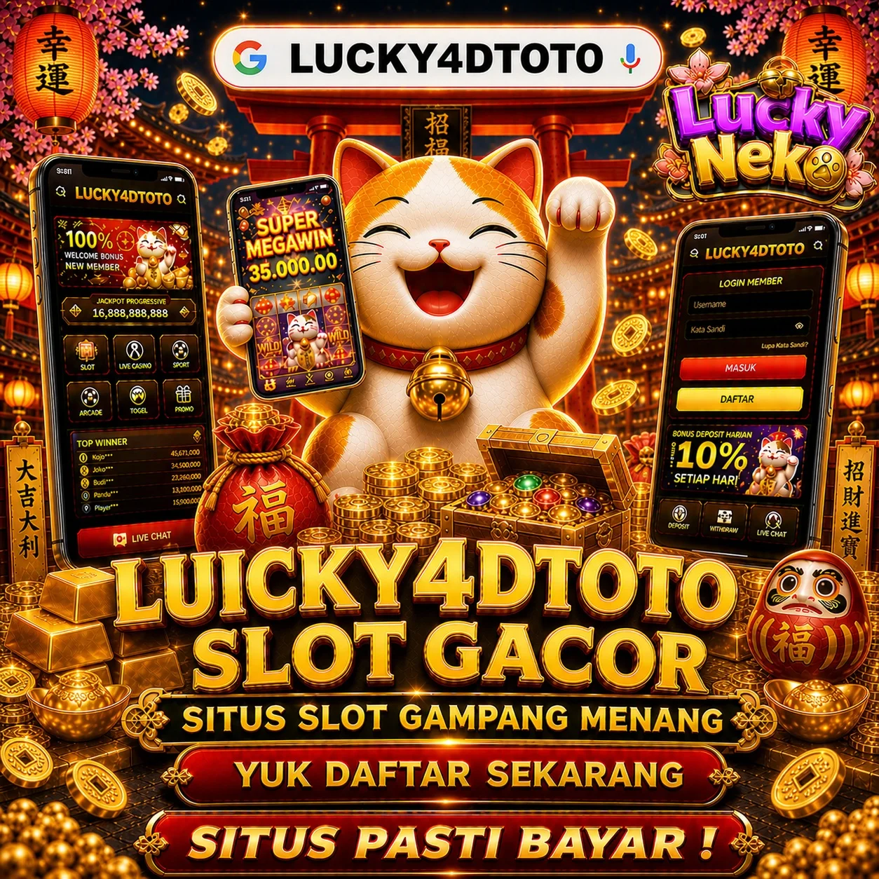 lucky4dtoto login