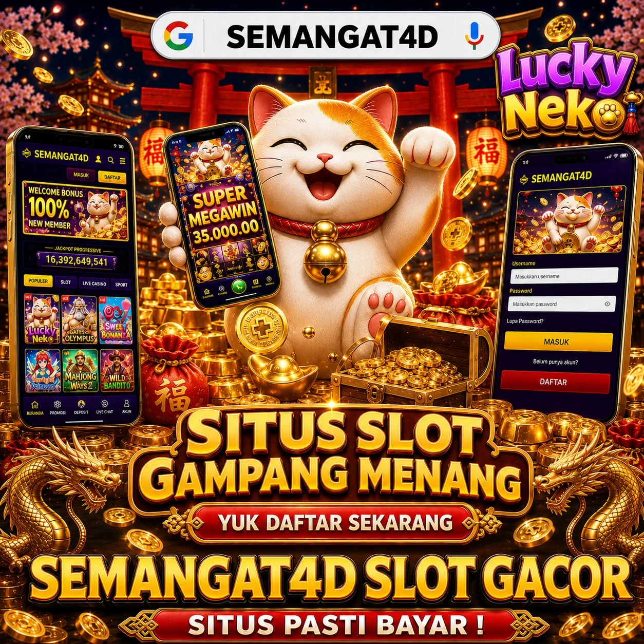 semangat4d login