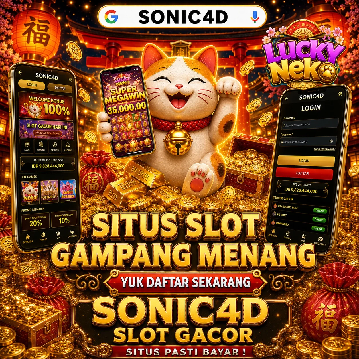 sonic4d login